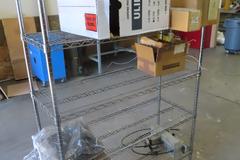 Metro Style Cart w 5 Shelves and Contents