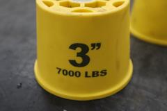 Progressive Components Rhino 500, 7,000# Capacity Mold Riser Supports, 3" High (4)