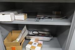 Ipsco International PCO-2 Pin Cut Off and Grinding Machine w Cabinet and Contents