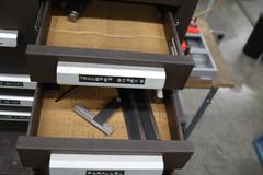 Kennedy 3-Tier Portable Tool Cabinet with Contents: Assorted Cutting Tools and More