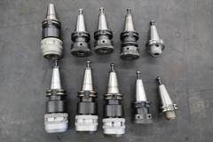 CT40 Taper Tool Holders: (4) Nikken KM-1 Collet Holders, (4) XCN-1000 Collet Holders, (1) End Mill Holder
