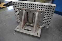 (2) Angle Plates: 12" x 15"H and 16" x 10" High, Drilled and Tapped