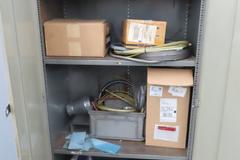 Cabinet 2 Door w Contents of Assorted Shop Supplies