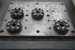 System 3R Macro Standard Manual Chucks 3R-600.24-S (4) with Base Plate