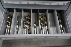 Huot Drill Index, Fractional Drills - 3 Drawer
