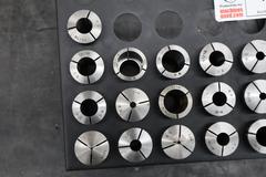 5C Collets in Huot Collet Rack