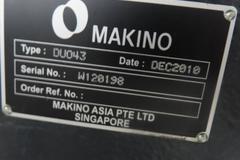 Makino Duo43 CNC Wire Type EDM, MGW-S6 Control, 34.25" x 29.72" Tank (Machine Prepped for Shipment)