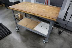 Portable Work Bench on Heavy Duty Casters