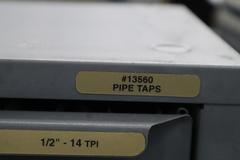 Huto Drill Index, Pipe Taps - 3 Drawer