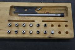 Rego Fix ER11 Flex Collets, 1/2" Shank Collet Holder, Divider Rack, Wrench