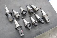 CT40 Taper Tool Holders: (10) End Mill Holders