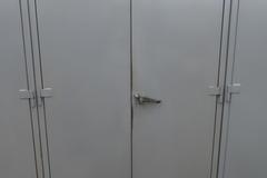 Lyon 2-Door Metal Cabinet w Contents
