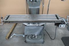 Bridgeport Series I-2HP Vertical Knee Mill, Sony Millman 2-Axis DRO, 9"x 48" Table, X-Axis Power Feed, Power Quill Feed, Chrome Ways