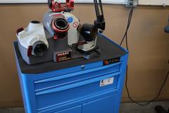 Darex XT3000 Expandable Tool Sharpener with Drawered Cabinet Base, Dust Collector