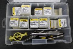 Kennametal Kentip Thru Spindle Coolant Insert Drills with Inserts in Divider Case