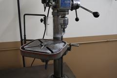 Continental 14" Drill Press on Work Bench, 12 Speed, Single Phase, 1/2 HP