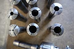 R8 Collets with Jacobs 0-1/2" Drill Chuck and Insert Cutter