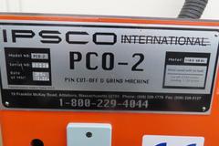 Ipsco International PCO-2 Pin Cut Off and Grinding Machine w Cabinet and Contents