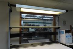 Adjustable Work Bench and Light w Power Strip