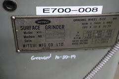 Mitsui High-Tech MSG-200MH Hand Feed Surface Grinder, Mitutoyo KA-200 2-Axis DRO, 6"x12" Fine Pole Chuck, Coolant