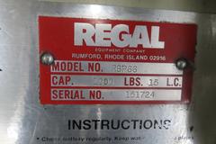 Regal Model RBP66 Electric Lift Table, 1000 LB CAP W Shop Made Hook Hoist