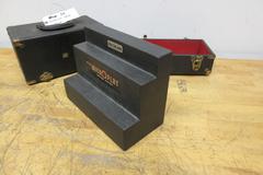 Collins Micro-Flat, Inspection Grade Granite Step Block with Protective Case 12" x 6" x 9"