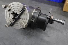 Hardinge Tilting Indexer with 5" 4-Jaw Chuck