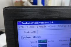 Trumpf TruMark Station 7000 Laser Marking System with TruMark 6130 Laser, TruTops Marker Software, Gridplate