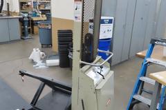 Regal Model RBP66 Electric Lift Table, 1000 LB CAP W Shop Made Hook Hoist