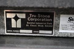 TruStone Grey Granite Surface Plate, 2-Ledge, Grade B w Portable Steel Stand, Lower Shelves, 24" x 18" x 4" 