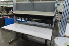 Adjustable Work Bench w Power Strip
