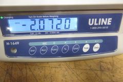 Uline H-1649 Easy-Count Scale - 12 lbs x .0005 lb, with AC Adapter Cord