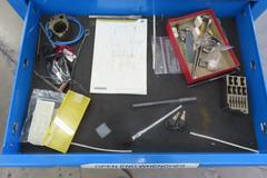 Xcel Two Drawer/2 Door Potable Cabinet On Casters w Contents, Locks and Keys