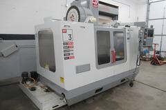 Haas VF-3 CNC Vertical Machining Center, 24 ATC, 10K RPM, 2-Speed Gearbox, 4th Axis Drive, TS Coolant