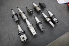 CT 40 Taper Tool Holders, Assorted Mostly End Mill Holders
