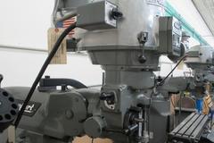 Bridgeport Series I-2HP Vertical Knee Mill, Sony Millman 2-Axis DRO, 9"x 48" Table, X-Axis Power Feed, Power Quill Feed, Chrome Ways