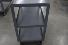 Uline Metal Tool Cart, 3 Shelves