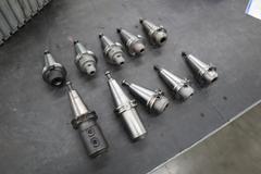 CT40 Taper Tool Holders: (10) End Mill Holders