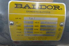 Baldor 7307 6" Double End Pedestal Grinder, 1/2 HP, Tilting Table and Eye Shields