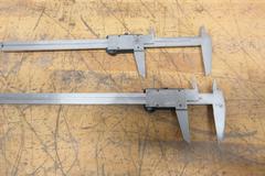 Mitutoyo (2pcs) ABSOLUTE Digimatic 12" Digital Caliper **Missing Thumb Rollers**