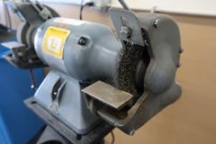 Baldor 7307 6" Double End Pedestal Grinder, 1/2 HP, Work Rests, Eye Shields, Single Phase