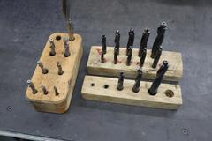 Core Drills, Assorted w Dividers