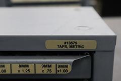 Huot Drill Index, Metric Taps - 3 Drawer
