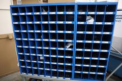Portable Hardware Shelving with Fasteners and Hardware