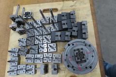 System 3R Macro Pallet / Electrode Holder w Shop Made Top Plates And Graphite