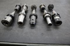 CT 40 Taper Tool Holders, Assorted Mostly End Mill Holders
