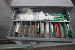 Huot Drill Index, Wire Gauge Drills, 5 Drawer