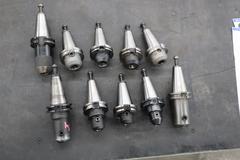 CT40 Taper Tool Holders: (10) End Mill Holders