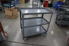 Uline Metal Tool Cart, 3 Shelves