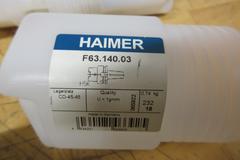 Haimer HSK63 Shrink Fit Tool Holders, (7 pcs) F63.140.03 Dia 3mm x 80, **New In Packages**